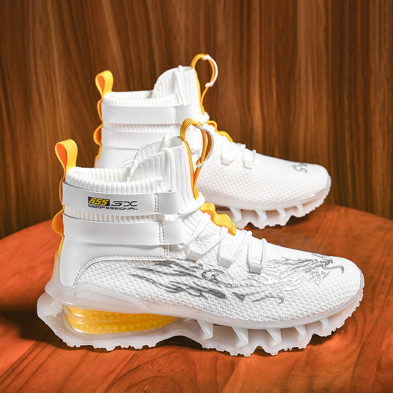 Autumn And Winter New Popcorn Combination Bottom Blade Shoes Ins Trend Daddy Casual Sneakers