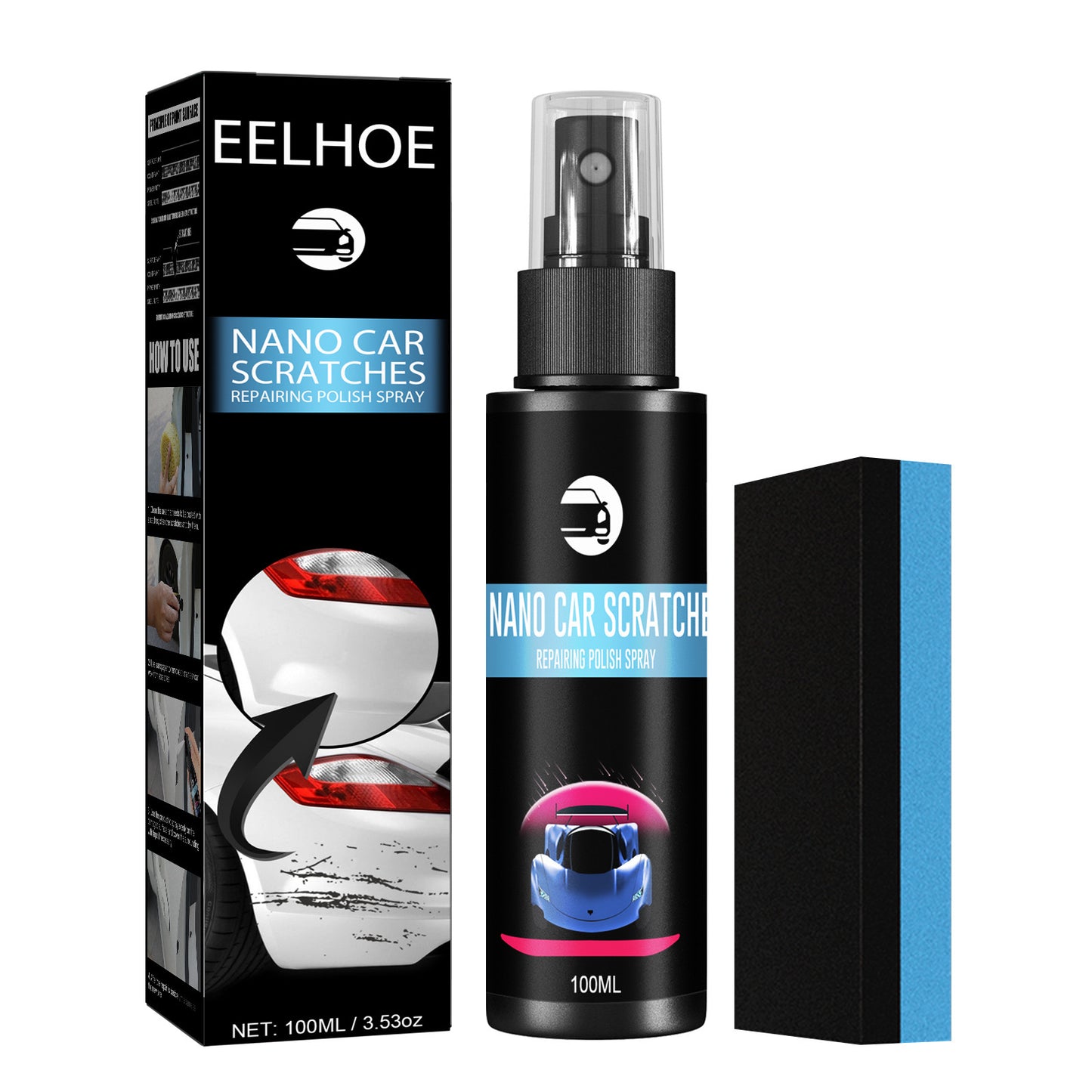 Car Scratch Repair Spray Spong