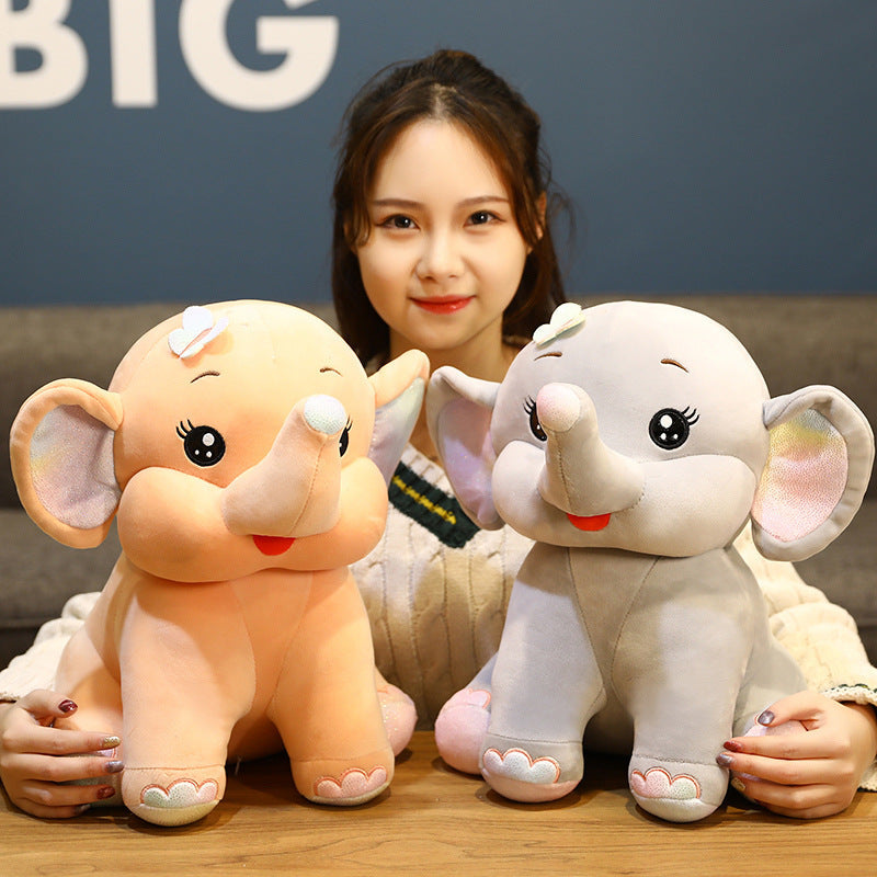 Creative Cute Elephant Doll Plush Toy Children Sleeping Pillow Vibrato Net Celebrity Doll Wholesale Cross-Border