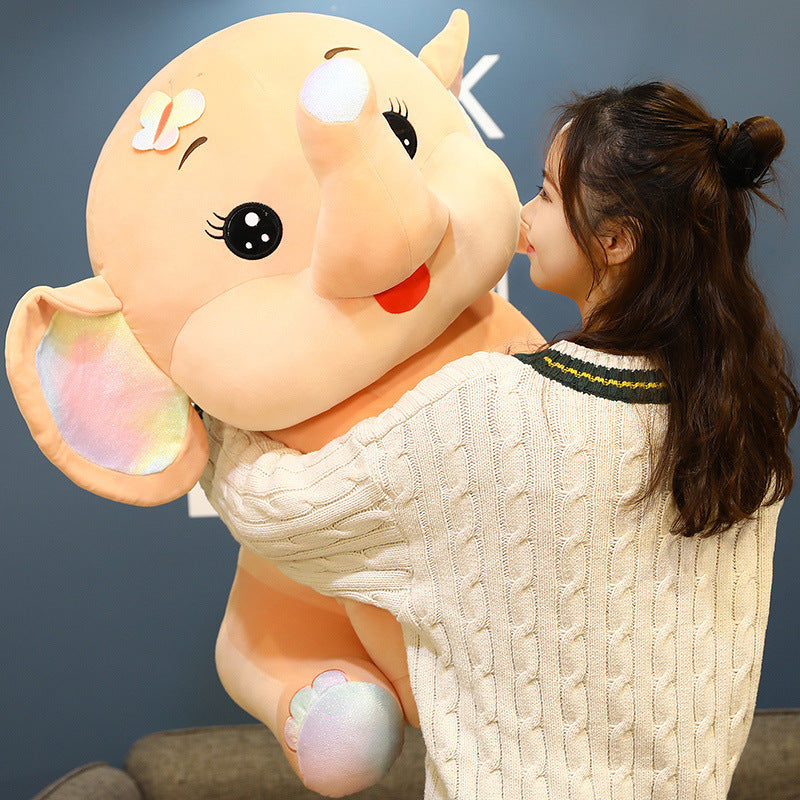 Creative Cute Elephant Doll Plush Toy Children Sleeping Pillow Vibrato Net Celebrity Doll Wholesale Cross-Border