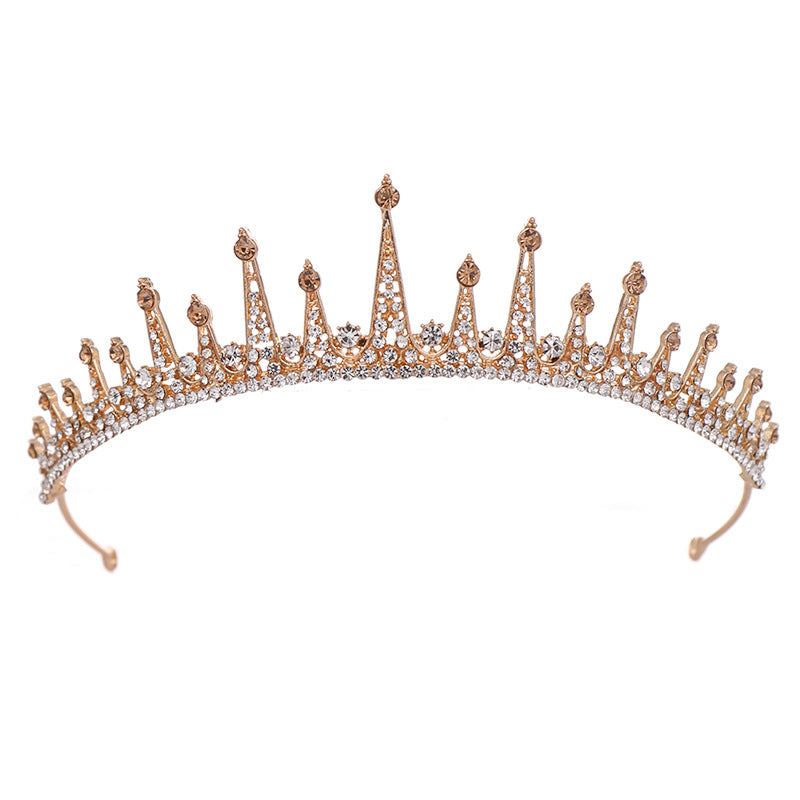 Bridal Crown Baroque Headband Princess Wedding Hair Accessory Headdress