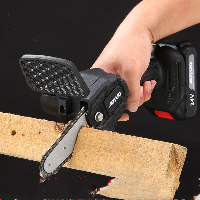 Small rechargeable lithium electric saw