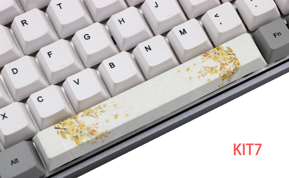 6.25U space PBT five-sided sublimation mechanical keycap