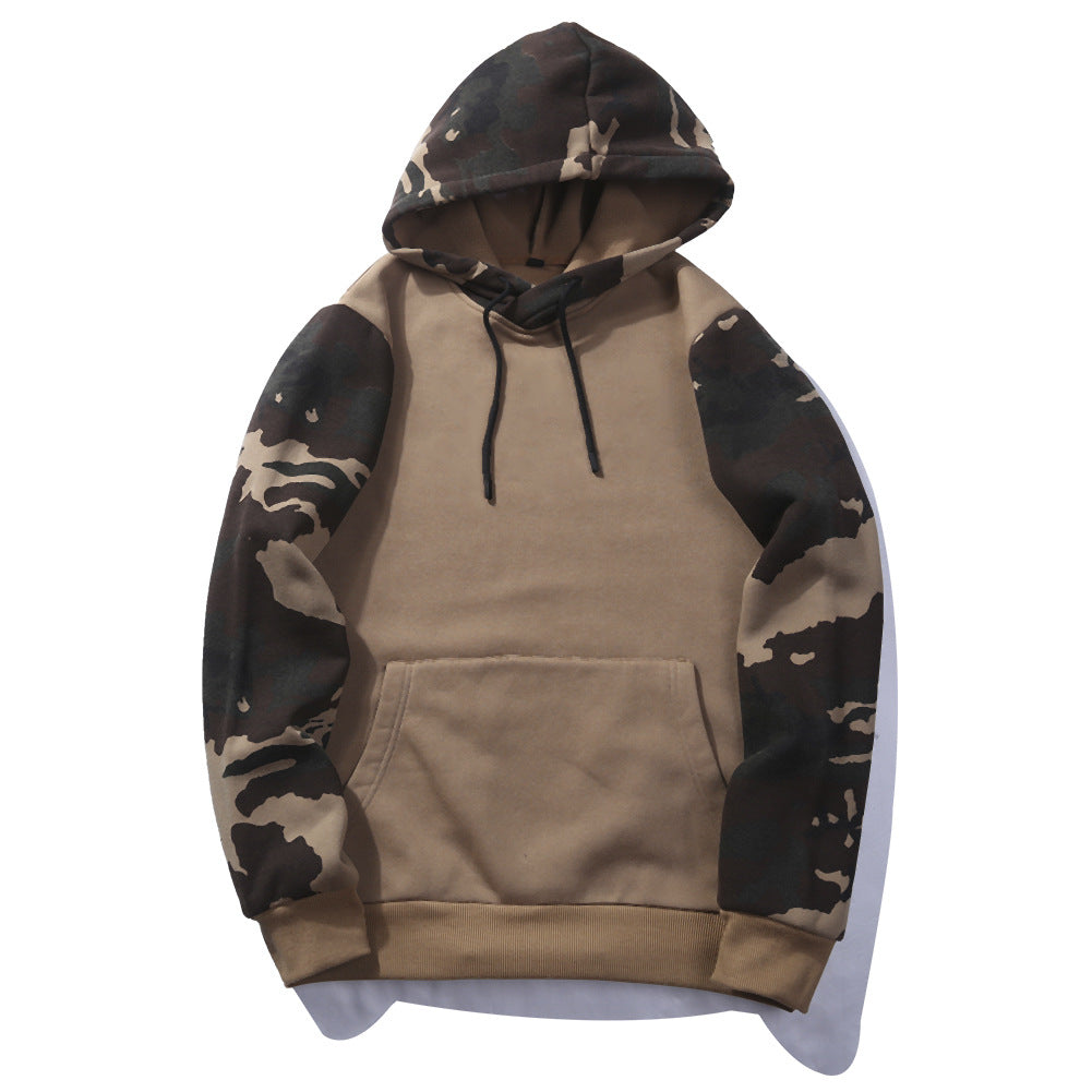 Men Autumn And Winter Leisure Camouflage Sweatshirt