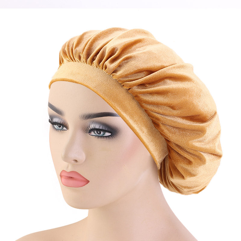 Fleece Round  Turban Hat