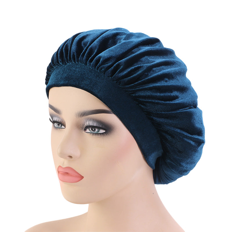 Fleece Round  Turban Hat