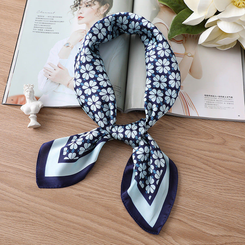 Fashion Love Clover Silk Scarf For Women