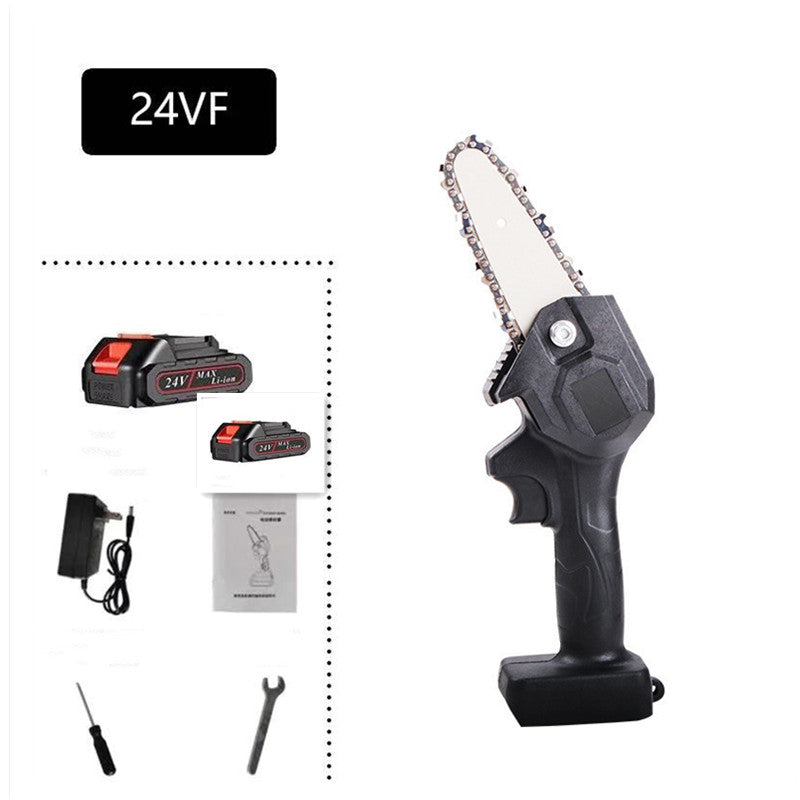 Rechargeable small electric hand saw one-handed mini electric chain saw