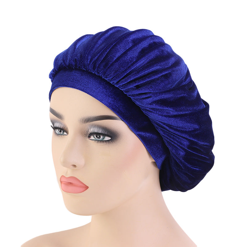 Fleece Round  Turban Hat