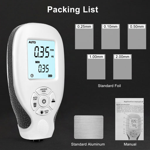 Paint Film Meter Paint Powder Layer Thickness Measurement