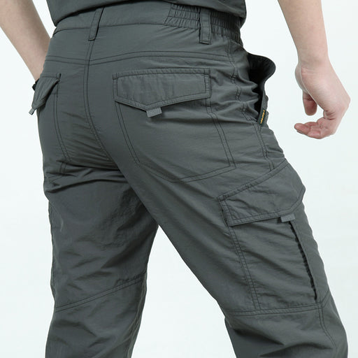 Loose Plus Size Cargo Long Pants Multi-Pocket Pants