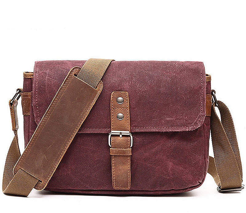 Retro Canvas Single Shoulder Camera Photo Messenger Men'S Business Men'S Chest Bag