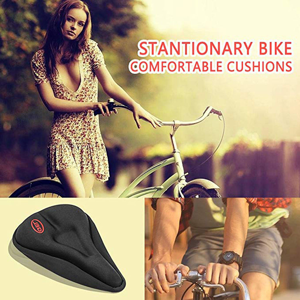 Mountain Bike Seat Cushion Thickened Seat Cover Comfortable Saddle Bicycle Equipment Riding Accessories Supplies