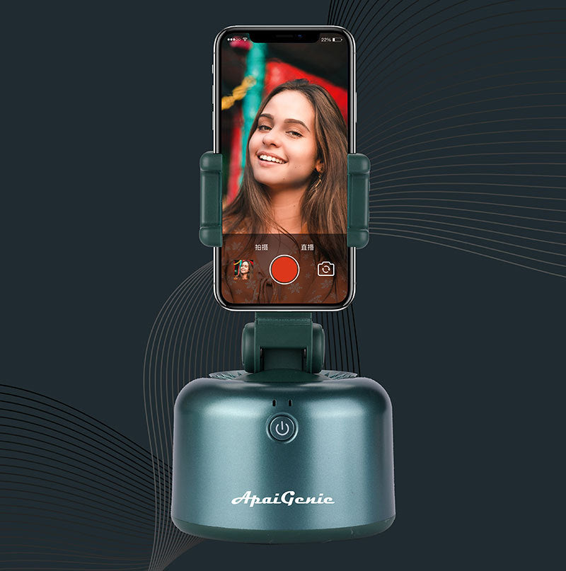 Love With The Second-Generation Upgrade 360 Smart Follow-Up Ptz Aai Genie 2 Mobile Phone Stabilizer Live Selfie