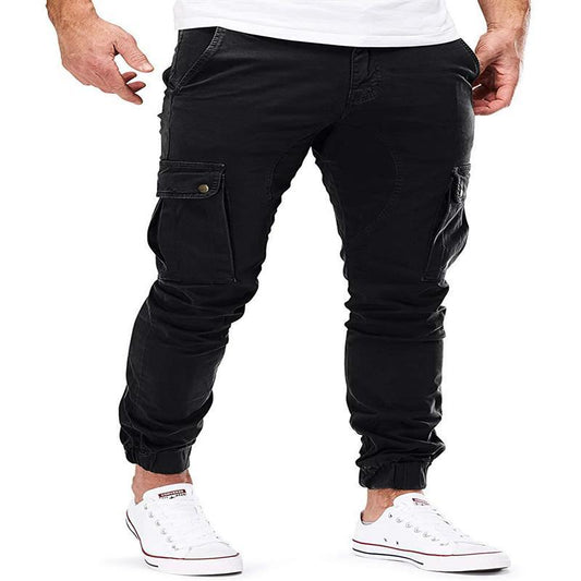 Casual Pants Overalls Multi-pocket Trousers