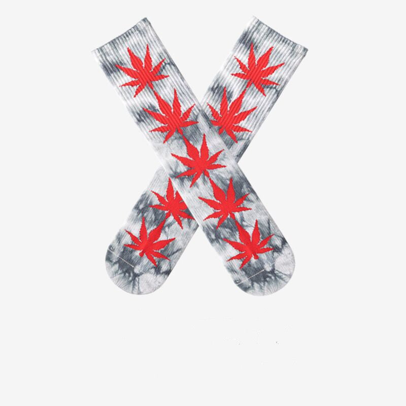 Hip-hop Trendy Socks New Personality Tie-dye Socks Long Tube Socks