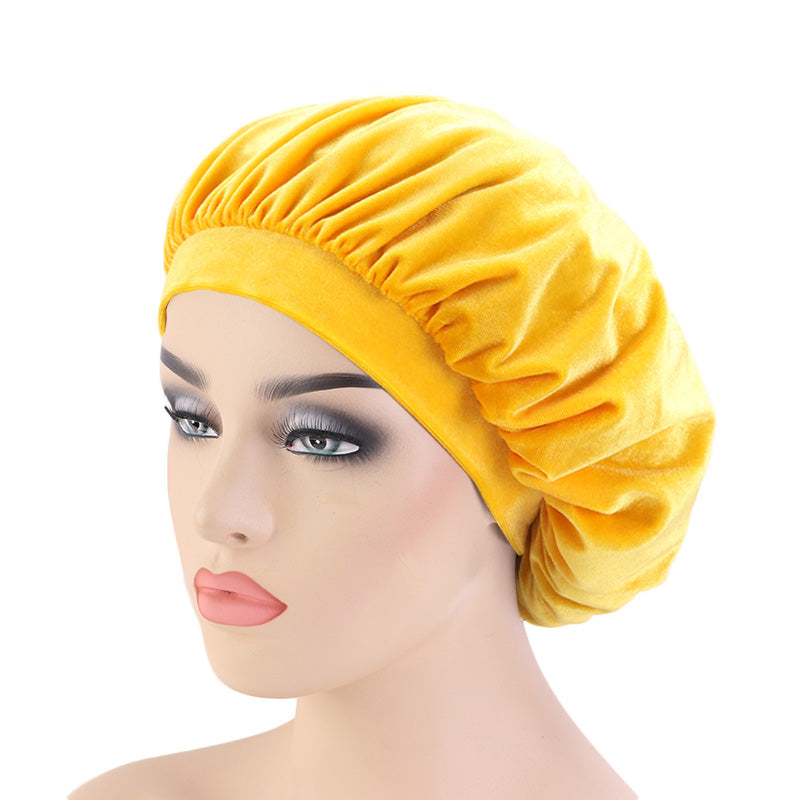 Fleece Round  Turban Hat