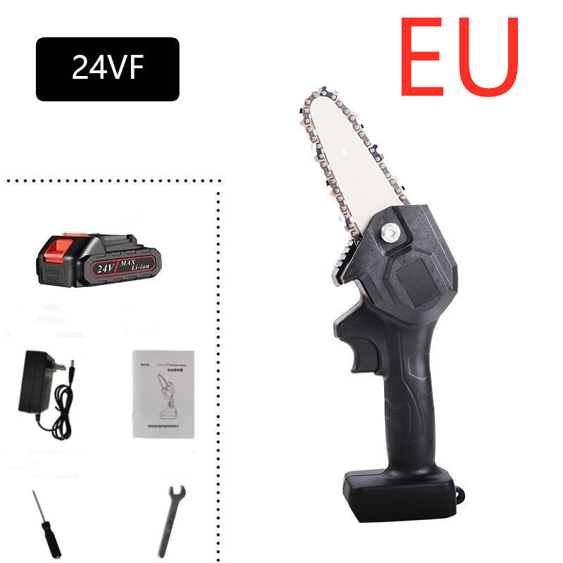 Rechargeable small electric hand saw one-handed mini electric chain saw