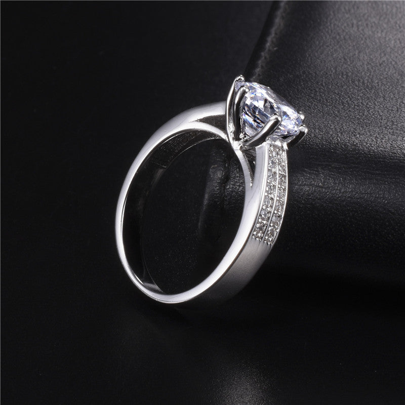 Wedding Rings Jewelry for Women Simulated Diamond Engagement Ring