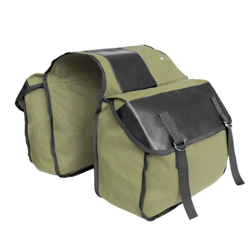 Motorcycle canvas side bag