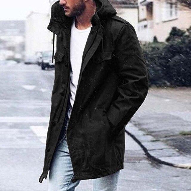 Casual style windbreaker men autumn and winter