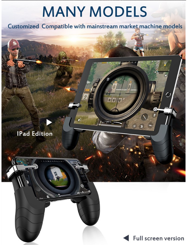 Metal button integrated reversible gamepad