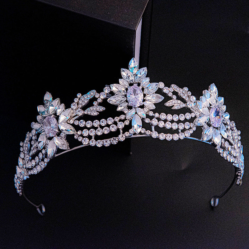 New European And American 3A Zirconia Bridal Wedding Crown