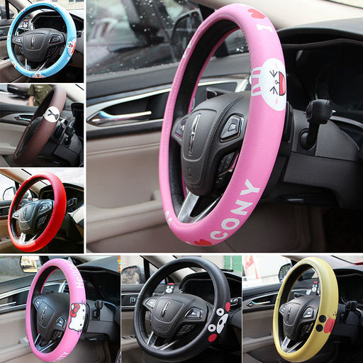 Steering wheel cover female Korean cute