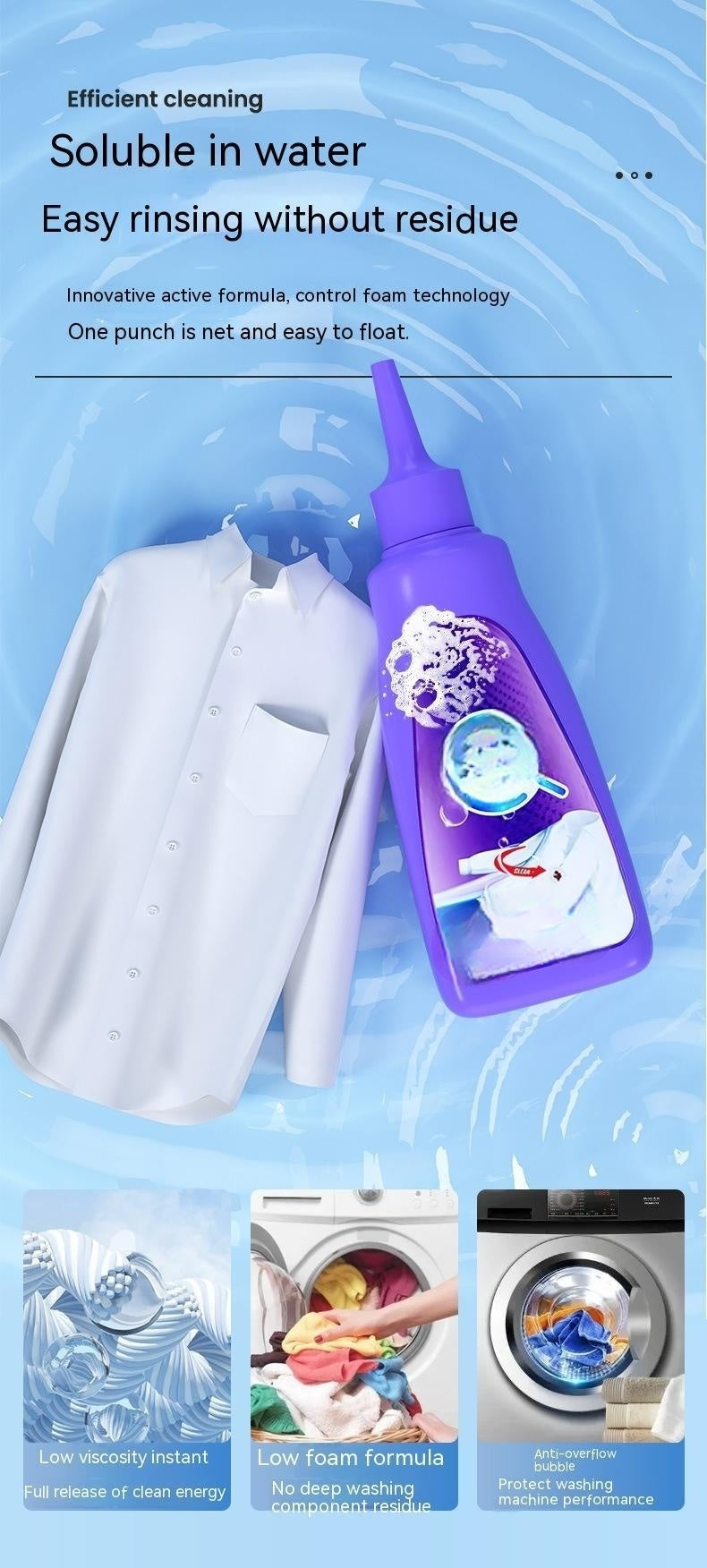 Active Enzyme Laundry Detergent With Strong Self-cleaning Effect