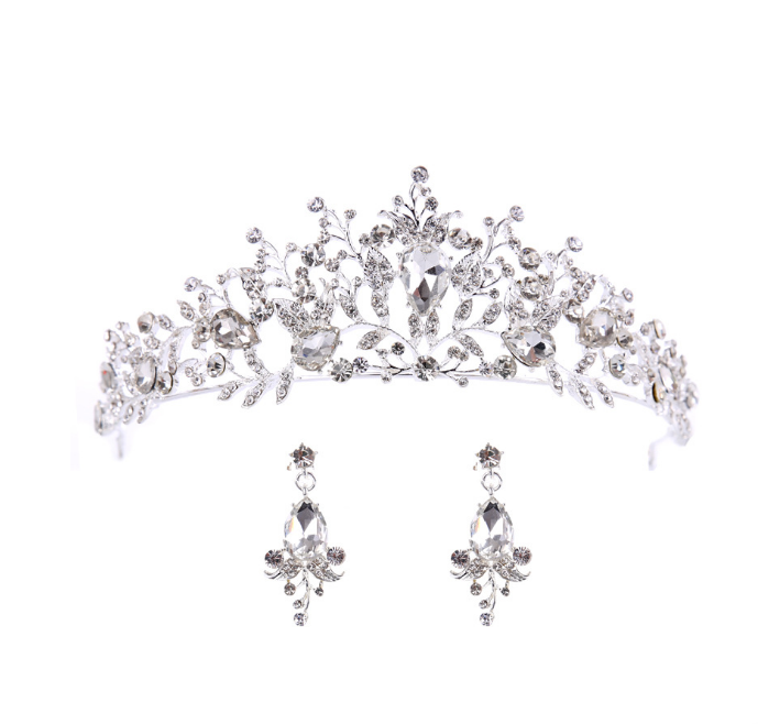 Bride Crystal Crown Hair Accessory