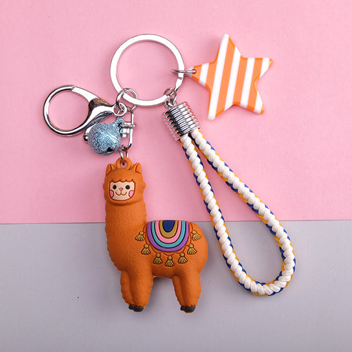 New Alpaca Cartoon Key Chain