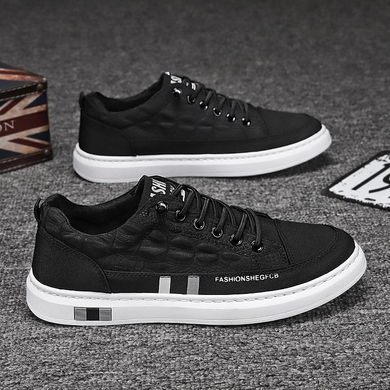 Autumn And Winter Men's Leather Skateboard Shoes Men's Casual Shoes