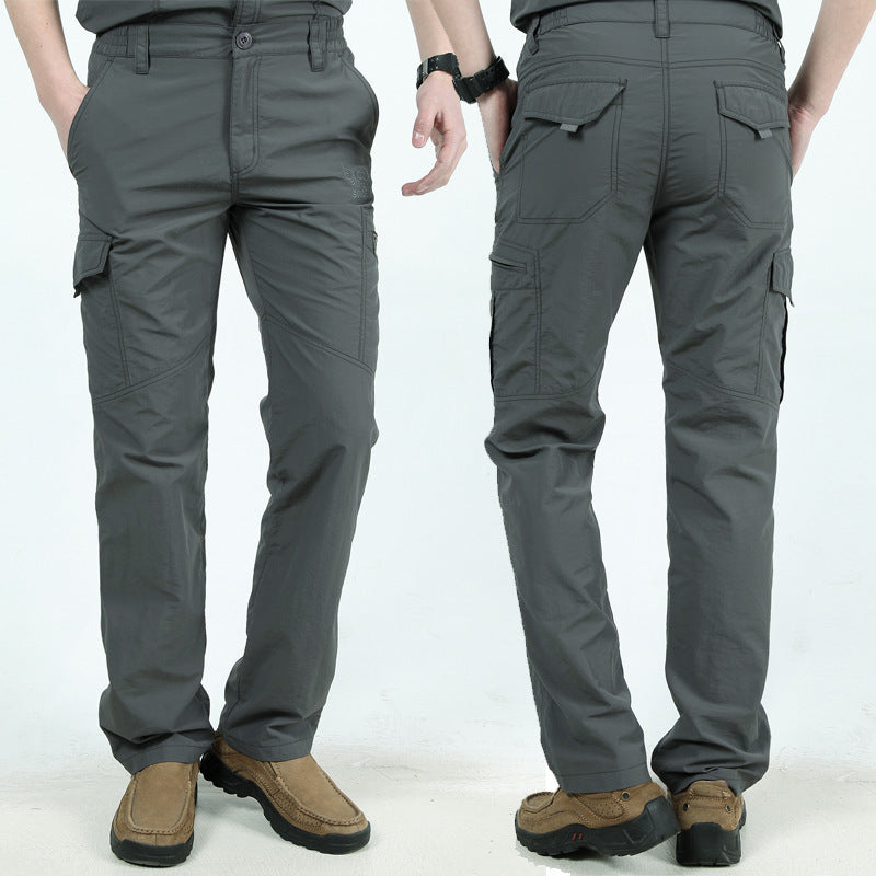 Loose Plus Size Cargo Long Pants Multi-Pocket Pants