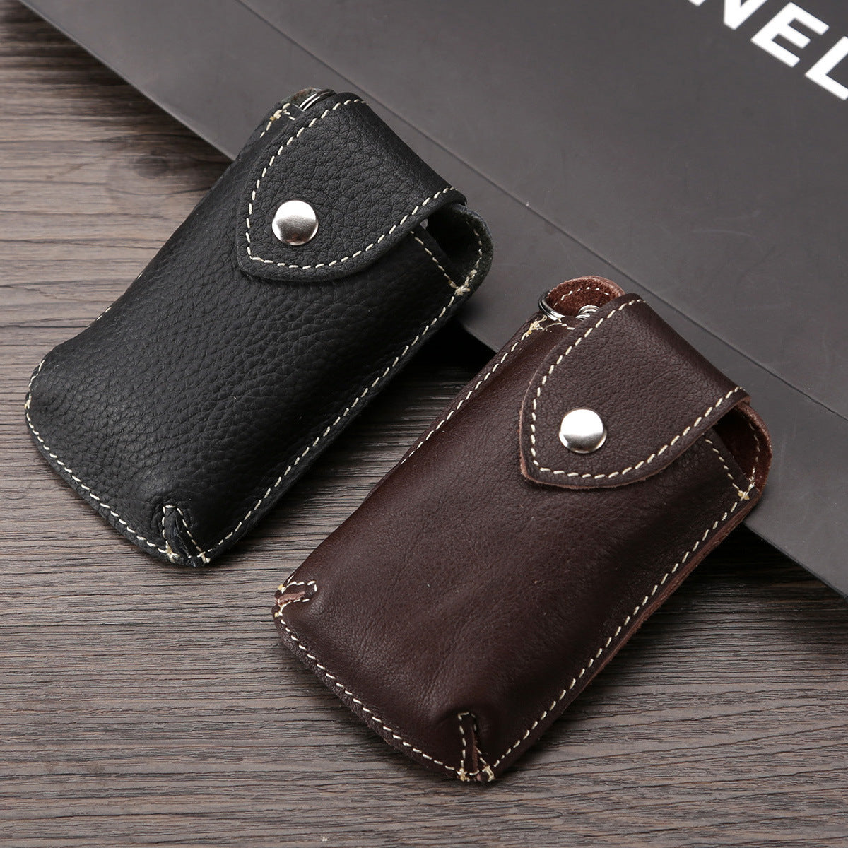 Car key bag with belt waist keychain