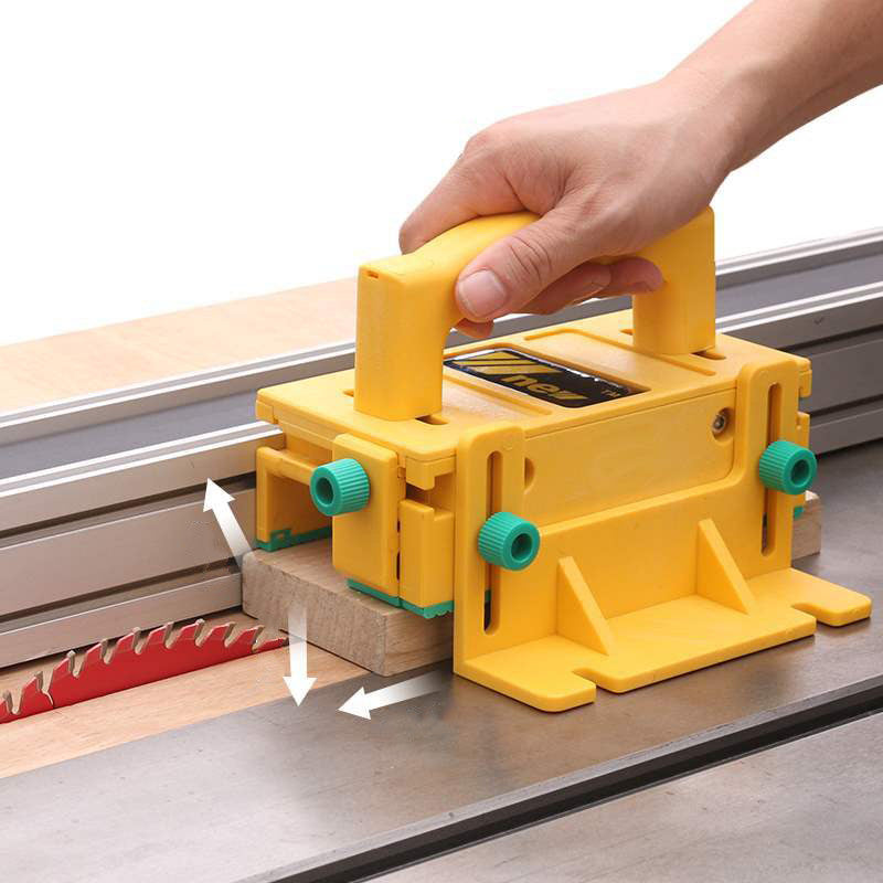 Safety Push Handle Flip Table Saw Band Saw Woodworking Push Ruler