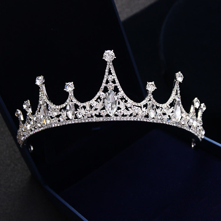 Korean Princess Bride Wedding Wedding Tiara jewelry hair accessories QUEEN CROWN diamond crown