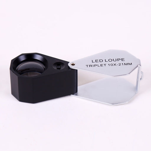 Jewelry magnifier 10X21 led with light