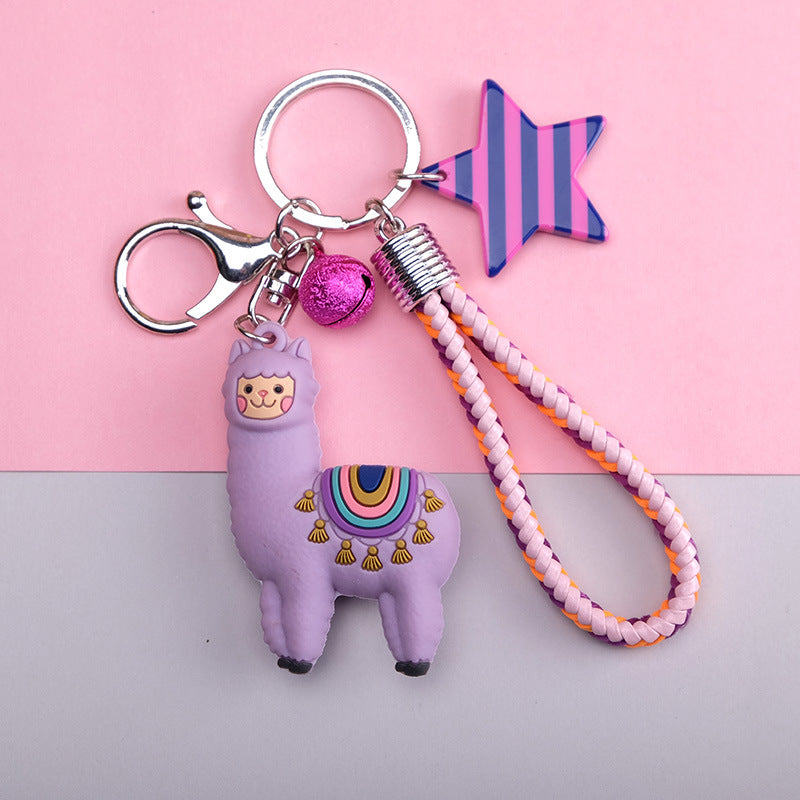 New Alpaca Cartoon Key Chain