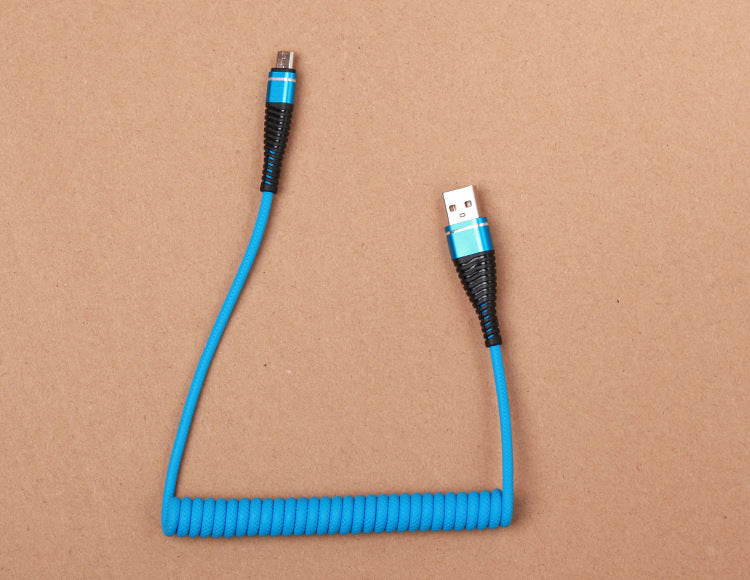 Spring Data Cable Micro USB Android Fast Charging Cable