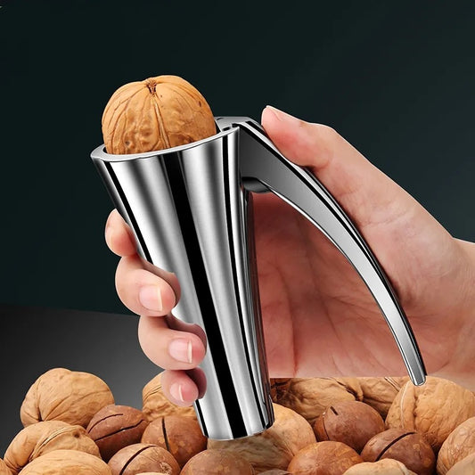 Vertical Clip Funnel Walnut Cracker