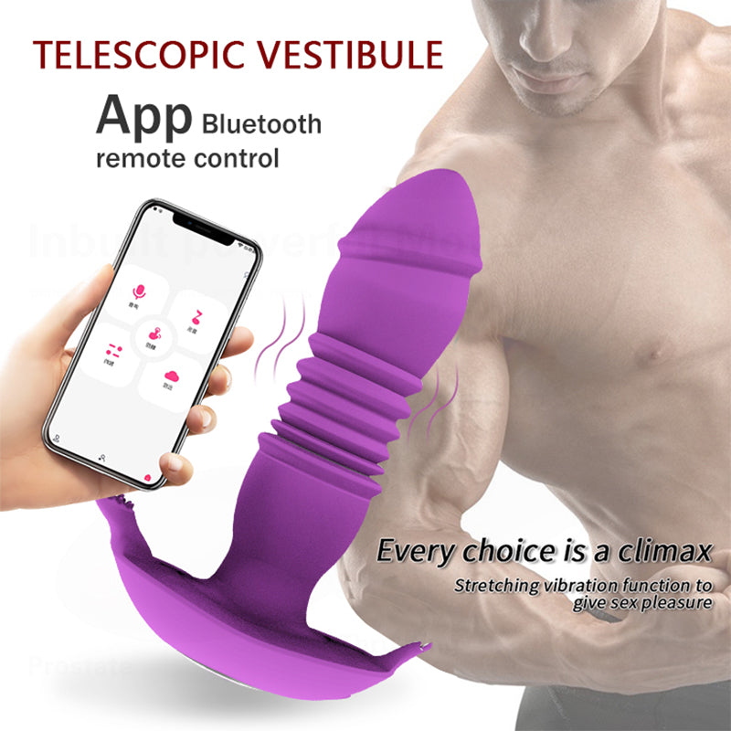 Retractable Female Wear Double Motor a Generation Vibrating Couples Remote Control Sex Jumpers