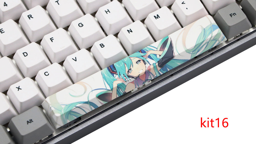 6.25U space PBT five-sided sublimation mechanical keycap