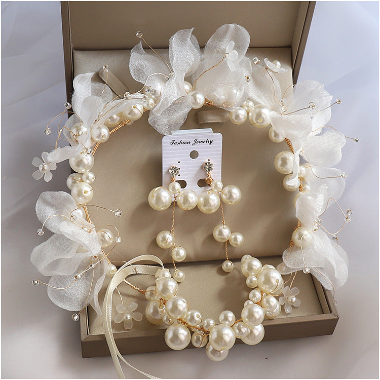 Hair Band Super Fairy Beaded Shape Pearl Hair Accessories