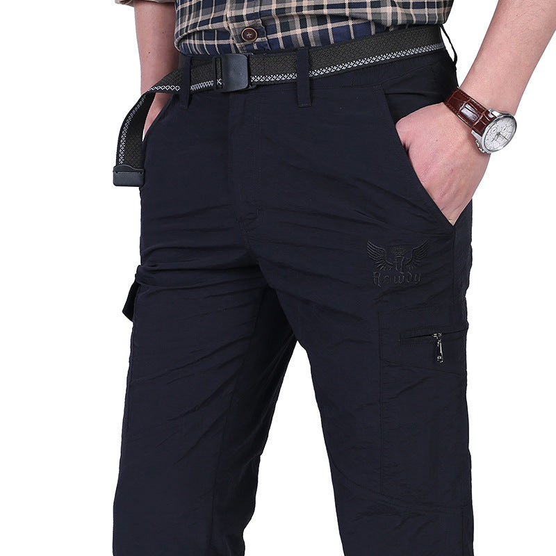 Loose Plus Size Cargo Long Pants Multi-Pocket Pants