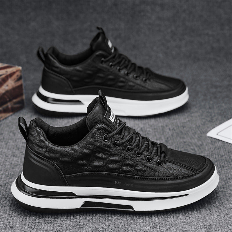 Leather Waterproof Sneakers Sports And Leisure