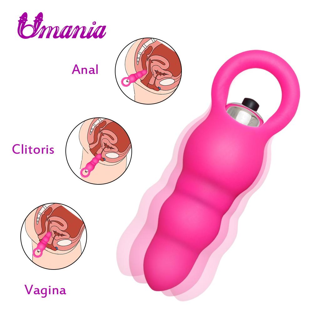 Sex Anal Bead Plug Vibrator Silicone Adult Sex Toys Anal for Men Sex Toys