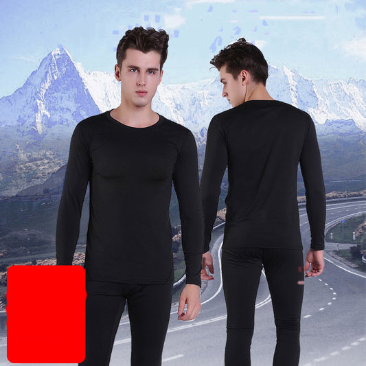 Warm Tights Winter Men Round Neck