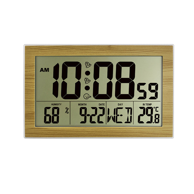 Large Screen Creative Digital Wall Clock Home Electronic Wall Clock Student With Electronic Alarm Clock Perpetual Calendar Desk Clock