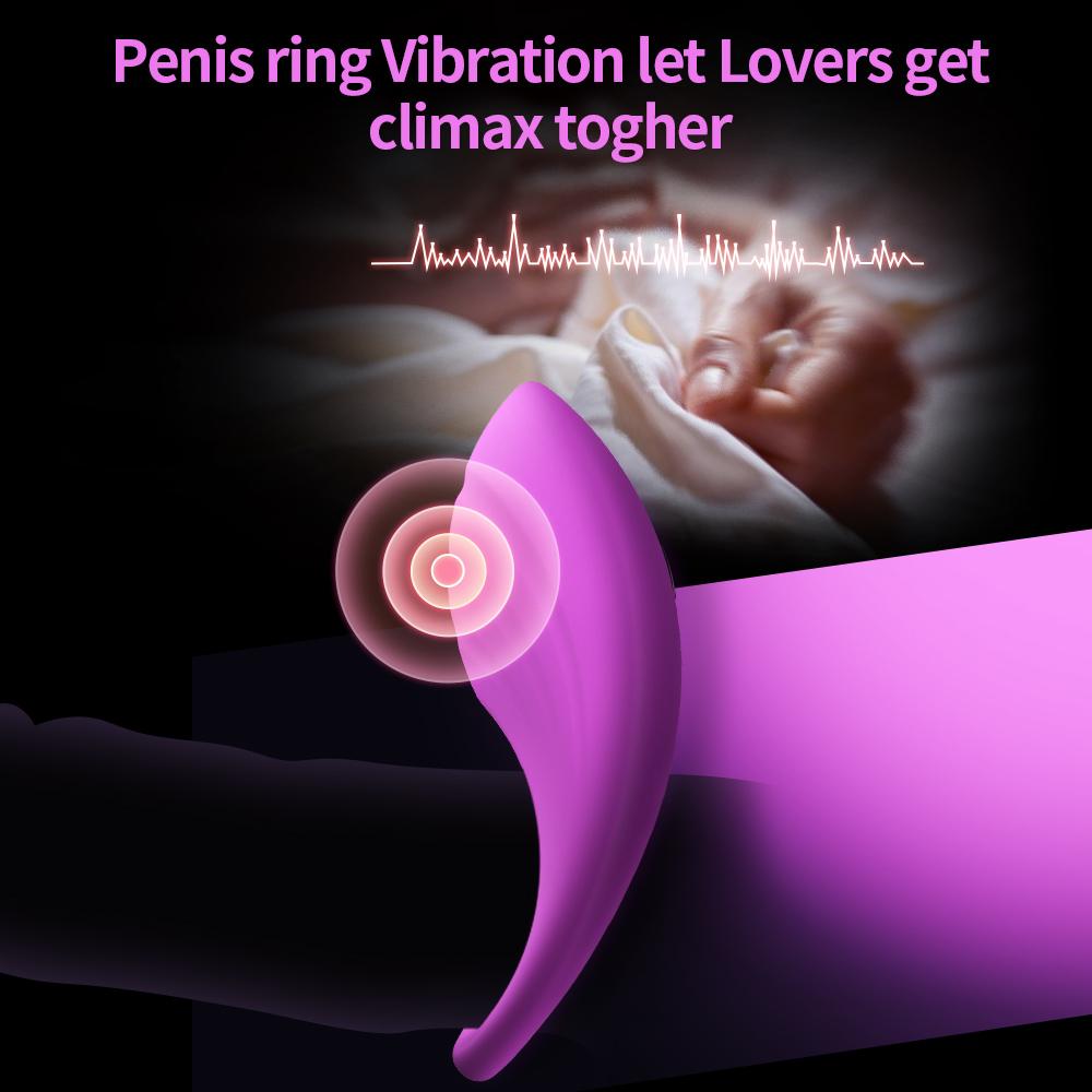 Leten Penis Cock Ring Multi Spot Vibrating Ring Toys Sex for Couples Ring on the Penis Sex Toy