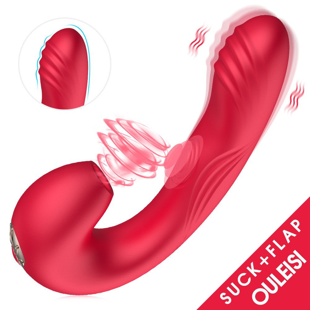 Vibrator Female Masturbator Dual-Use Couples Massage Device Plug-In Double Vibrating Av Stick Female Sex Toys